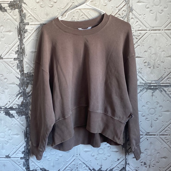 JoyLab Tops Joylab Acid Wash Cropped Relaxed Sweatshirt Poshmark